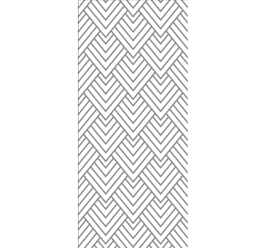 Tenda a rullo bagno disegno a chevron grigio - TenStickers