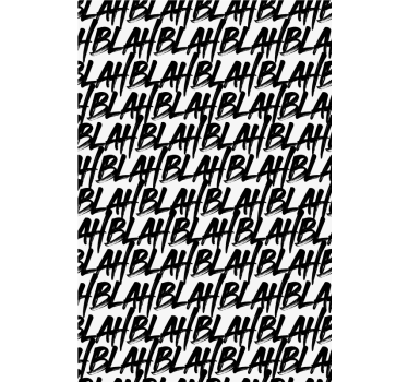 Tenda a rullo frasi modello tipografico espressivo - TenStickers