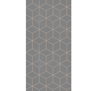 Tenda a rullo moderna motivo geometrico grigio - TenStickers