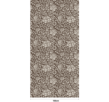Tenda a rullo fiore stampa floreale vintage - TenStickers