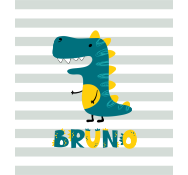 Tenda a rullo con dinosauri giurassico personalizzabile - TenStickers