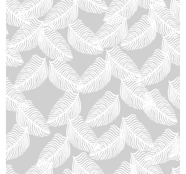 Tende a rullo moderne floreale minimalista grigio - TenStickers