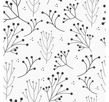Tende a rullo moderne floreale minimalista - TenStickers
