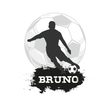 Tenda a rullo calcio pallone da calcio personalizzabile - TenStickers