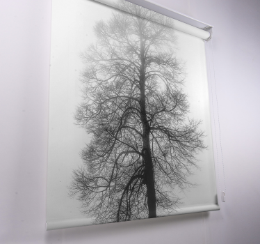 Tenda a rullo albero Scala di grigi - TenStickers