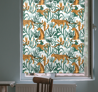 Tenda a rullo animali fauna flora safari - TenStickers