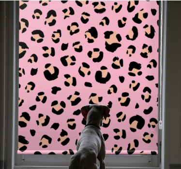 Tenda a rullo animali motivi a stampa leopardata - TenStickers
