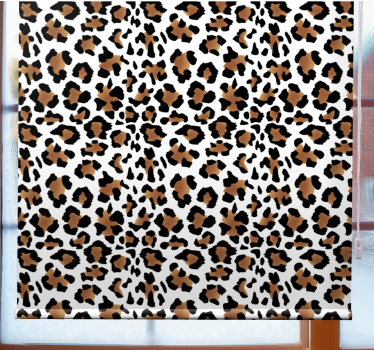 Tenda a rullo animali motivo a macchie di leopardo - TenStickers
