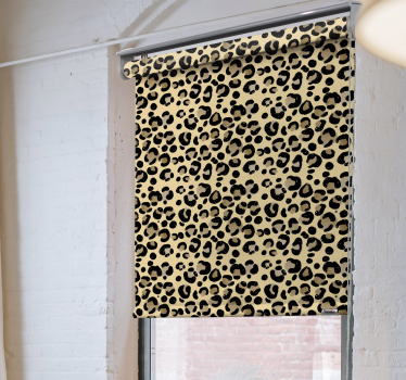 Tenda a rullo animali motivo leopardato - TenStickers