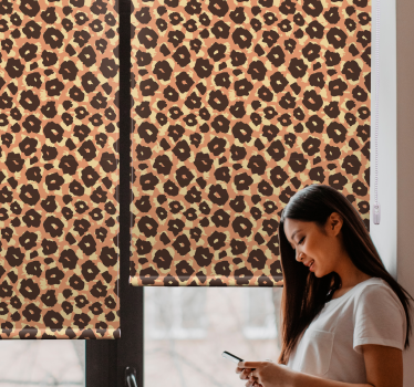 Tenda a rullo animali stampa leopardata - TenStickers