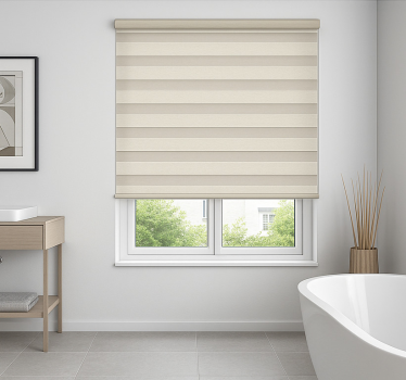 Tenda a rullo bagno gradiente giorno-notte stratificato - TenStickers