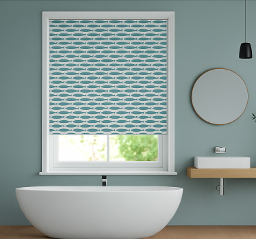 Tenda a rullo bagno oscurante acqua - TenStickers