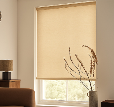 Tenda a rullo beige colore semplice ed elegante - TenStickers