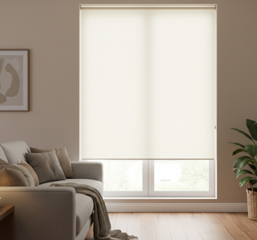 Tenda a rullo beige crema - TenStickers