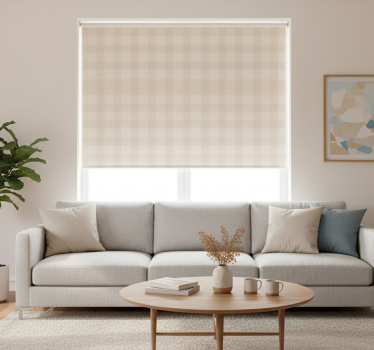 Tenda a rullo beige motivo beige - TenStickers
