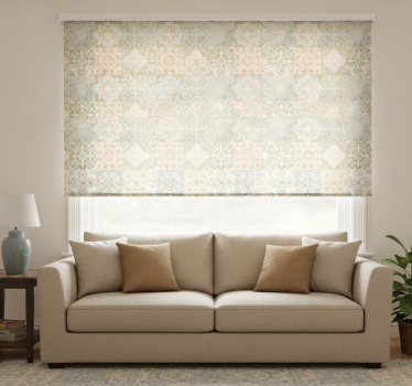 Tenda a rullo beige stile spagnolo antico - TenStickers