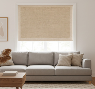 Tenda a rullo beige teplon beige naturale - TenStickers