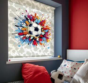 Tenda a rullo calcio esplosione - TenStickers