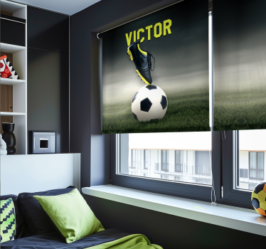 Tenda a rullo calcio passione per lo sport - TenStickers