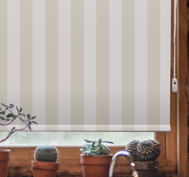 Tenda a rullo cucina motivi a strisce sottili - TenStickers