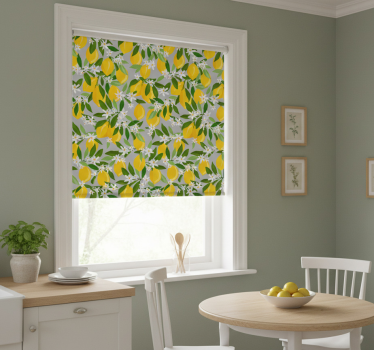 Tenda a rullo cucina motivo albero di limone - TenStickers