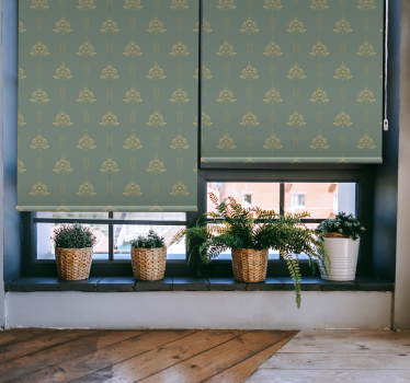 Tenda a Rullo elegante con motivo floreale - TenStickers