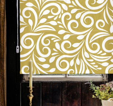 Tenda a rullo elegante motivo a spirale ornato - TenStickers