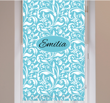 Tenda a rullo fiori motivo floreale personalizzato - TenStickers