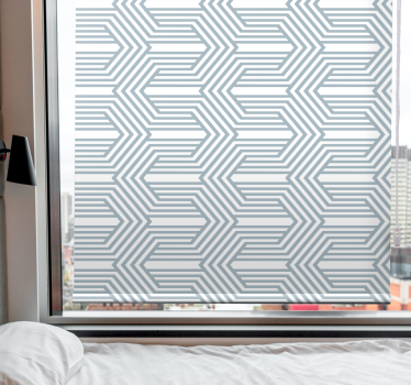 Tenda a rullo moderna concetto di linea geometrica - TenStickers