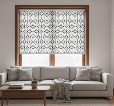 Tenda a rullo moderna elementi a diamante moderni - TenStickers