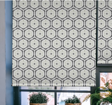 Tenda a rullo moderna elementi tematici geometrici - TenStickers