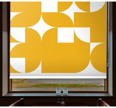 Tenda a rullo moderna forme geometriche astratte - TenStickers