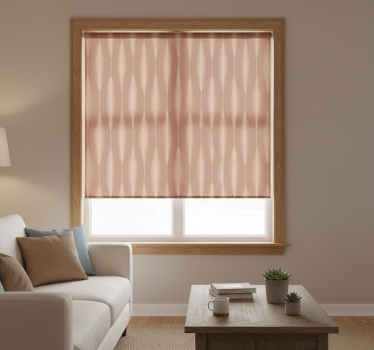 Tenda a rullo moderna ikat kasuri mousse mocha - TenStickers