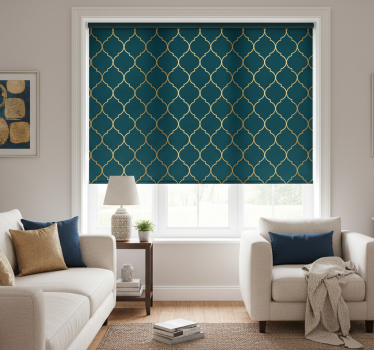 Tenda a rullo moderna marocco dorato - TenStickers