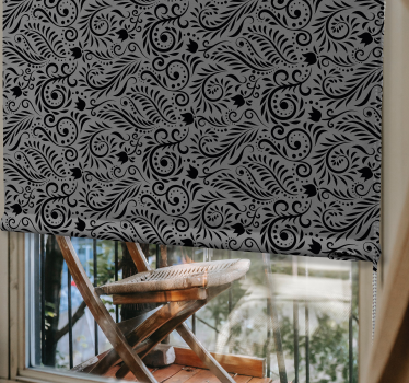 Tenda a rullo moderna modelli di turbinio ornati - TenStickers