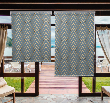 Tenda a rullo moderna motivo geometrico elegante - TenStickers