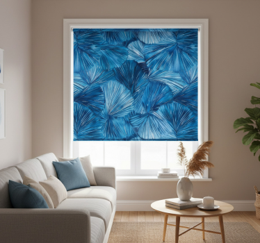 Tenda a rullo moderna punti visivi blu - TenStickers