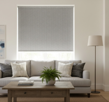 Tenda a rullo moderna triangoli grigi con texture - TenStickers