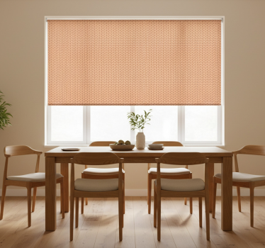 Tenda a rullo sala da pranzo beige tessile - TenStickers