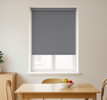Tenda a rullo sala da pranzo granito grigio rettangolare - TenStickers