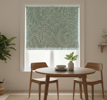 Tenda a rullo sala da pranzo verde menta vintage - TenStickers