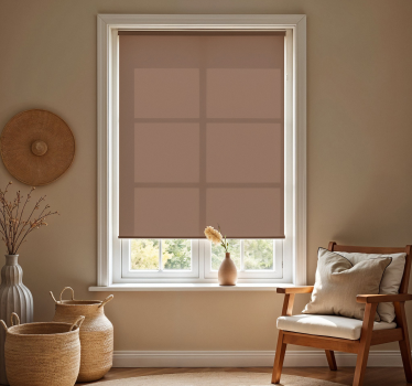 Tenda a rullo soggiorno mocha mousse - TenStickers