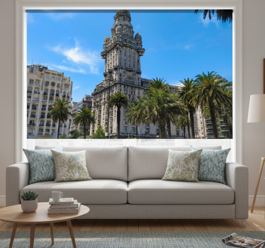 Tenda a rullo soggiorno piazza dell'indipendenza montevideo - TenStickers