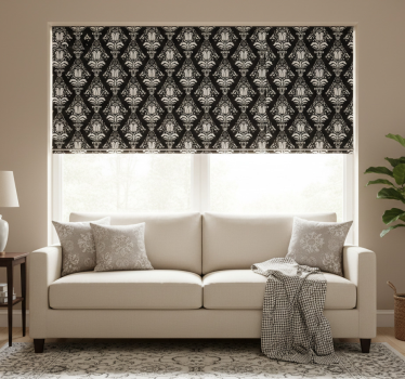 Tenda a rullo vintage design a motivi classici - TenStickers