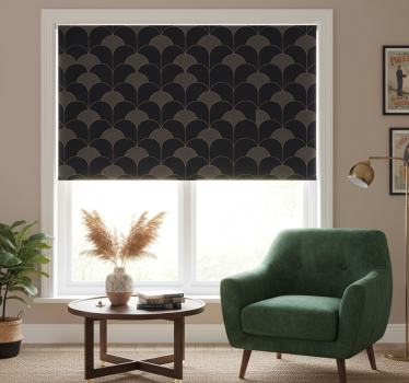 Tenda a rullo vintage design ad archi anni '20 - TenStickers