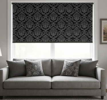 Tenda a rullo vintage design floreale lussuoso - TenStickers
