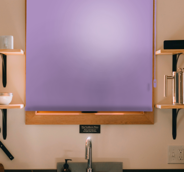 Tenda elegante a rullo Lilla viola tinta unita - TenStickers