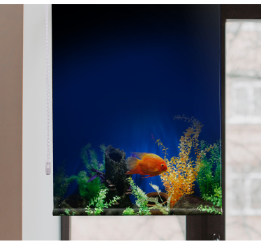 Tende a rullo animali diversi Vita in acquario - TenStickers