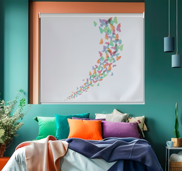 Tende a rullo di farfalle volare in linea - TenStickers