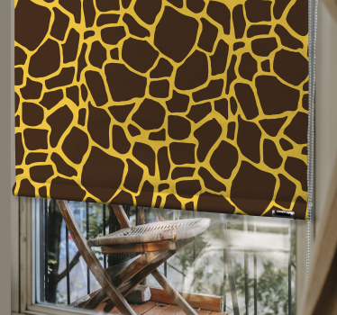 Tenda a rullo animali modello giraffa - TenStickers